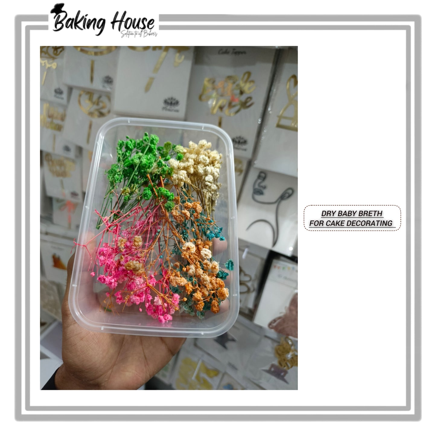Mix Dry Baby Breth Flower For Cake Decorating