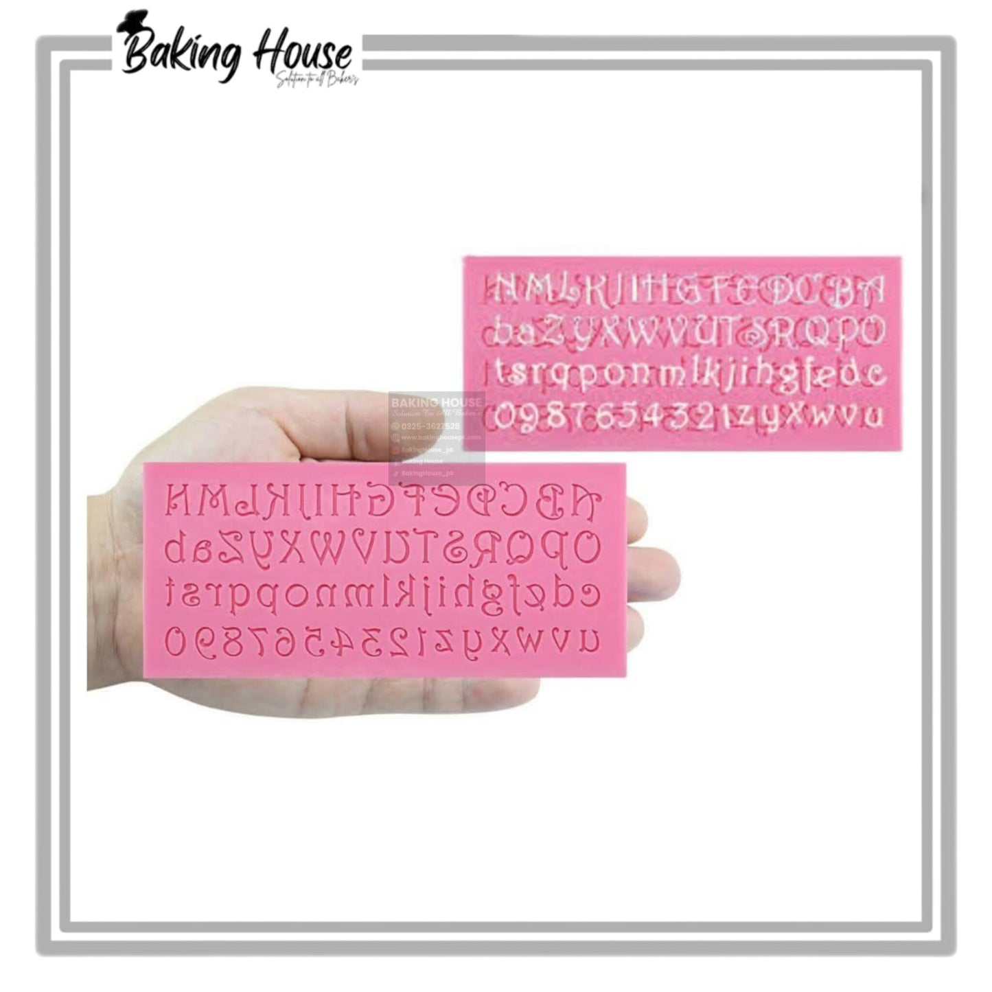 New Mini Alphabet & Number Silicon Fondant Mould High Quality For Cake Decorating