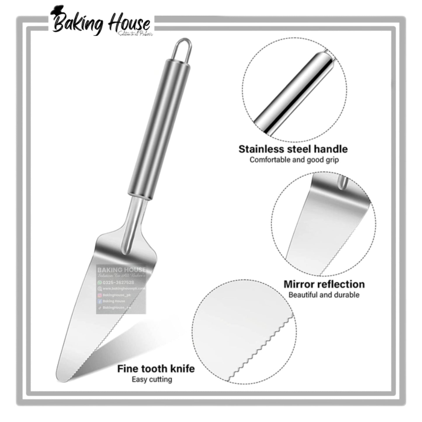 Cake Slicer Lifter Stainless Steel