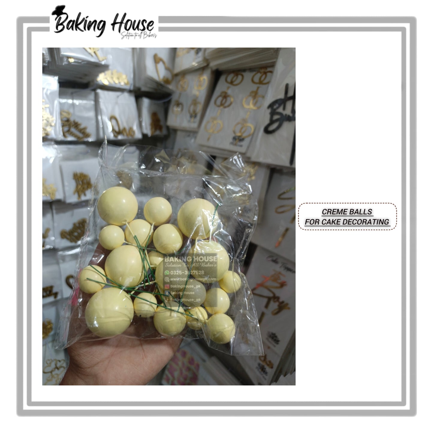 20pcs Peach Fox Balls For Cake Decorating