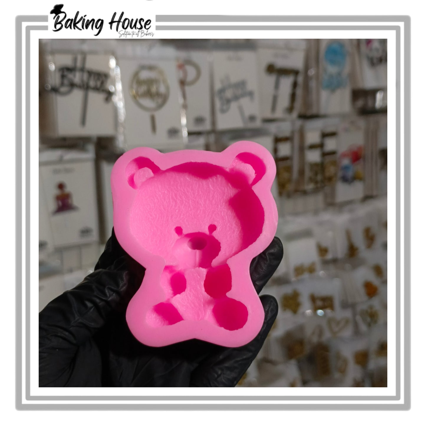 Big Bear Silicon Fondant Mould For Cake Decorating