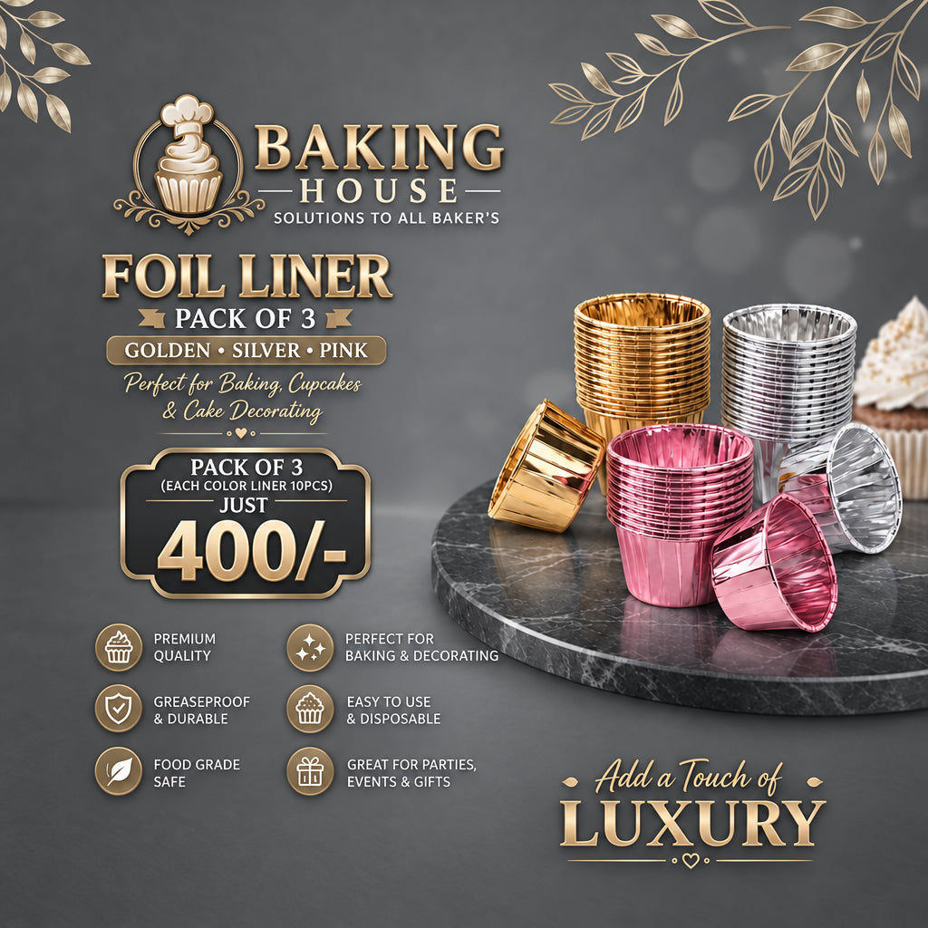 Foil Cupcake Liners Deal (30pcs)