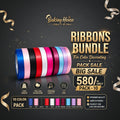1/2 Inch Ribbons Bundle (Pack of 10)