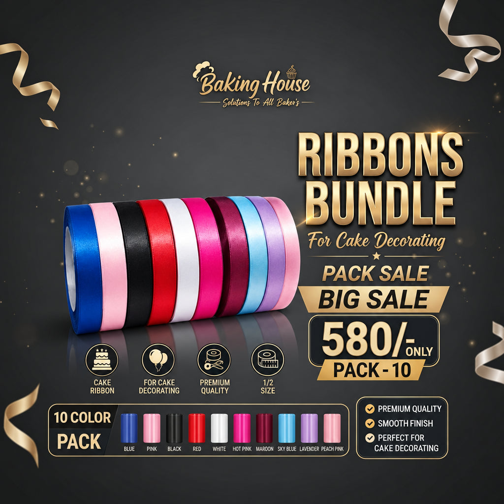 1/2 Inch Ribbons Bundle (Pack of 10)