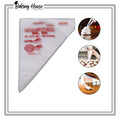100pcs (Large) Disposable Piping/Icing Bag For Cake Decorating