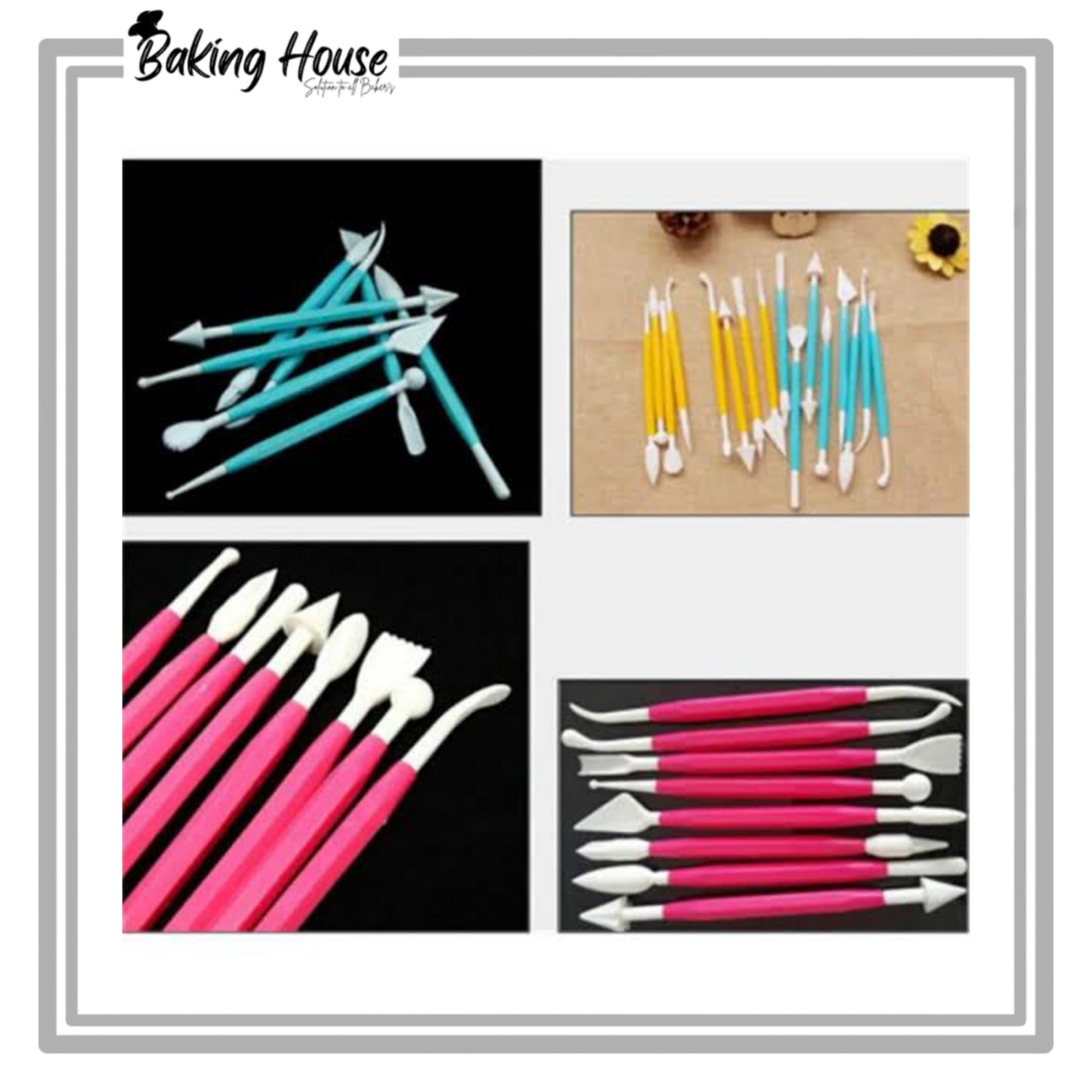 9pcs Fondant Tools Set For Cake Decorating