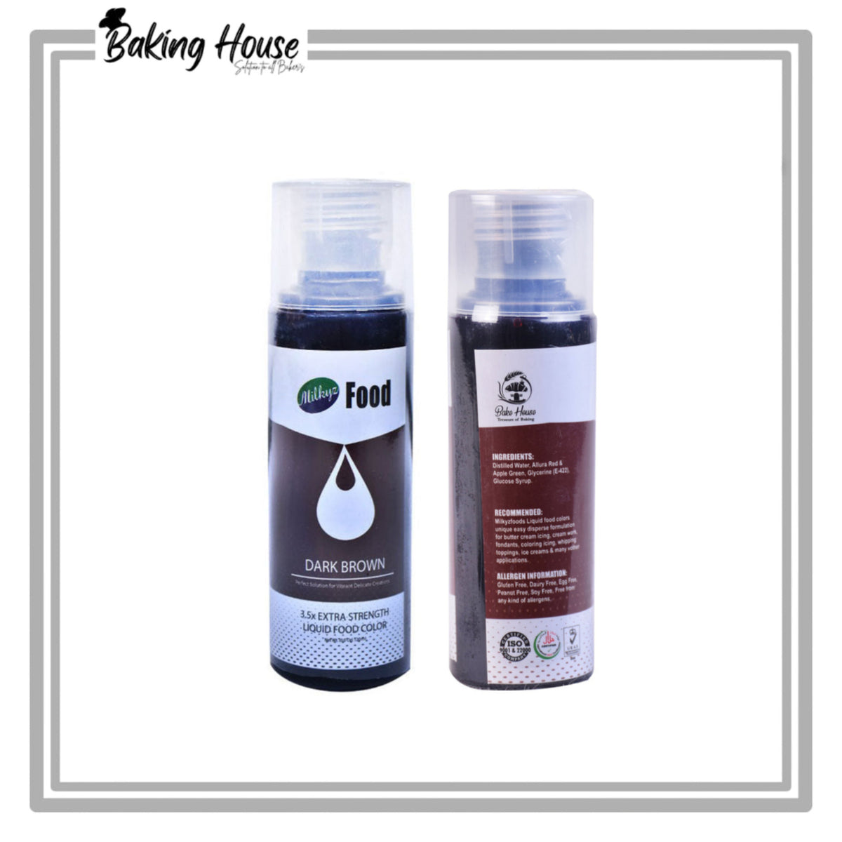 Milkyz Food Dark Brown Liquid Food Color 120ml