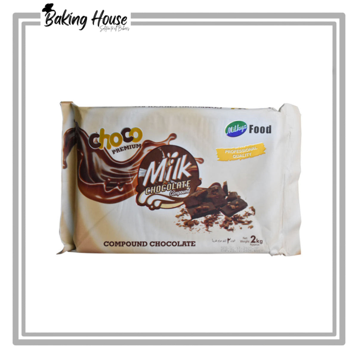 Milkyz Food Choco Premium Milk Compound Chocolate 2kg