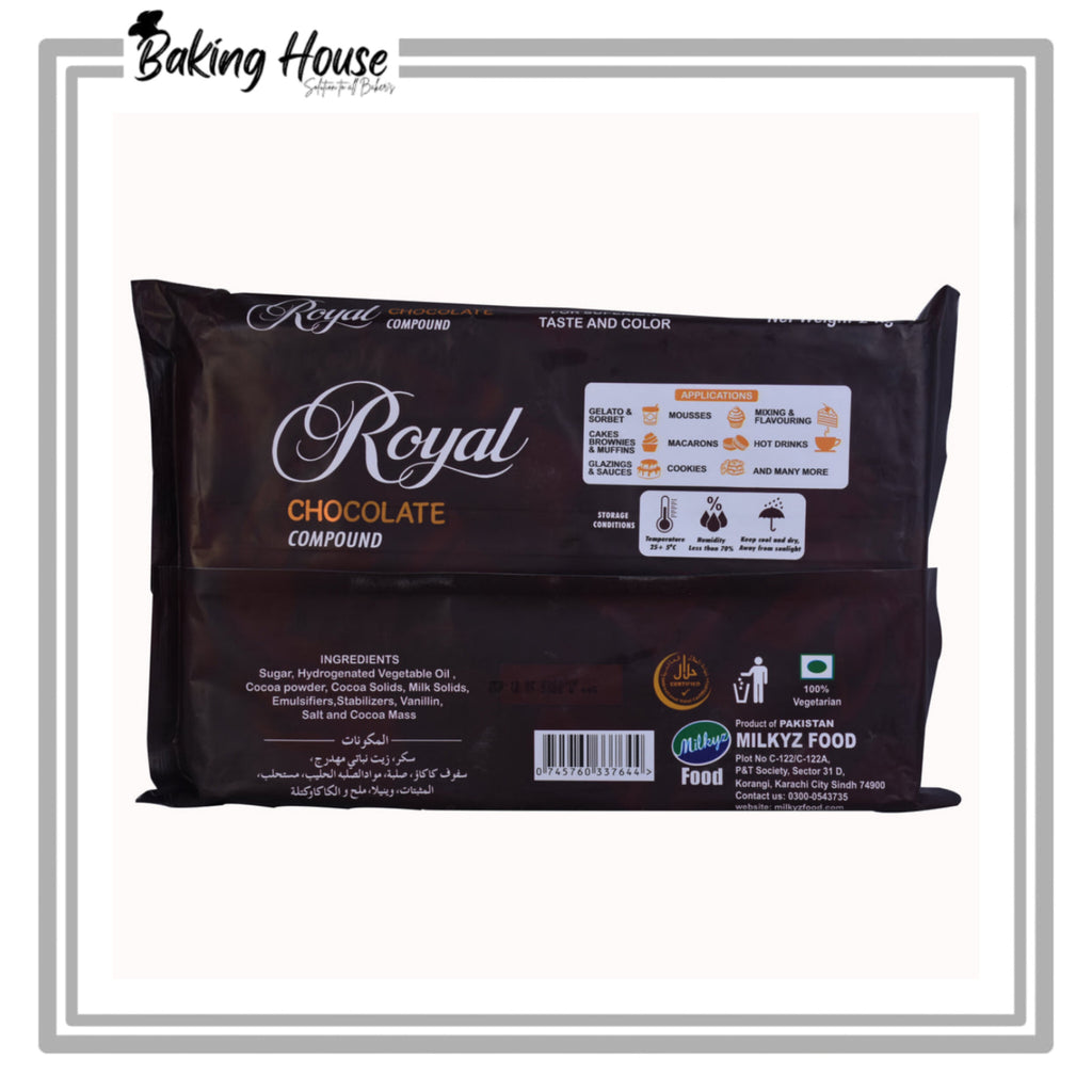 Milkyz Food Royal Compound Dark Chocolate 2kg