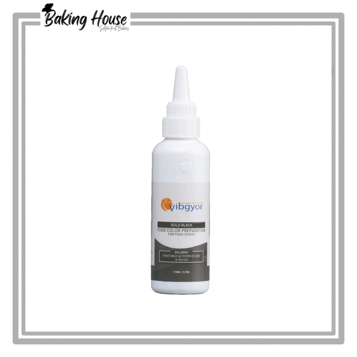 Vibgyor Bold Black Liquid Food Color 110ml