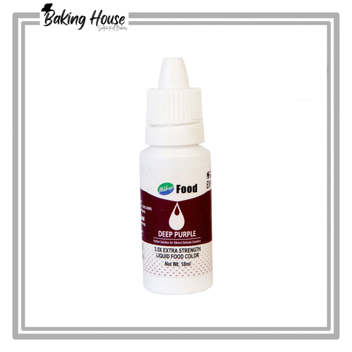 Milky Food Deep Purple Food Color 18ml