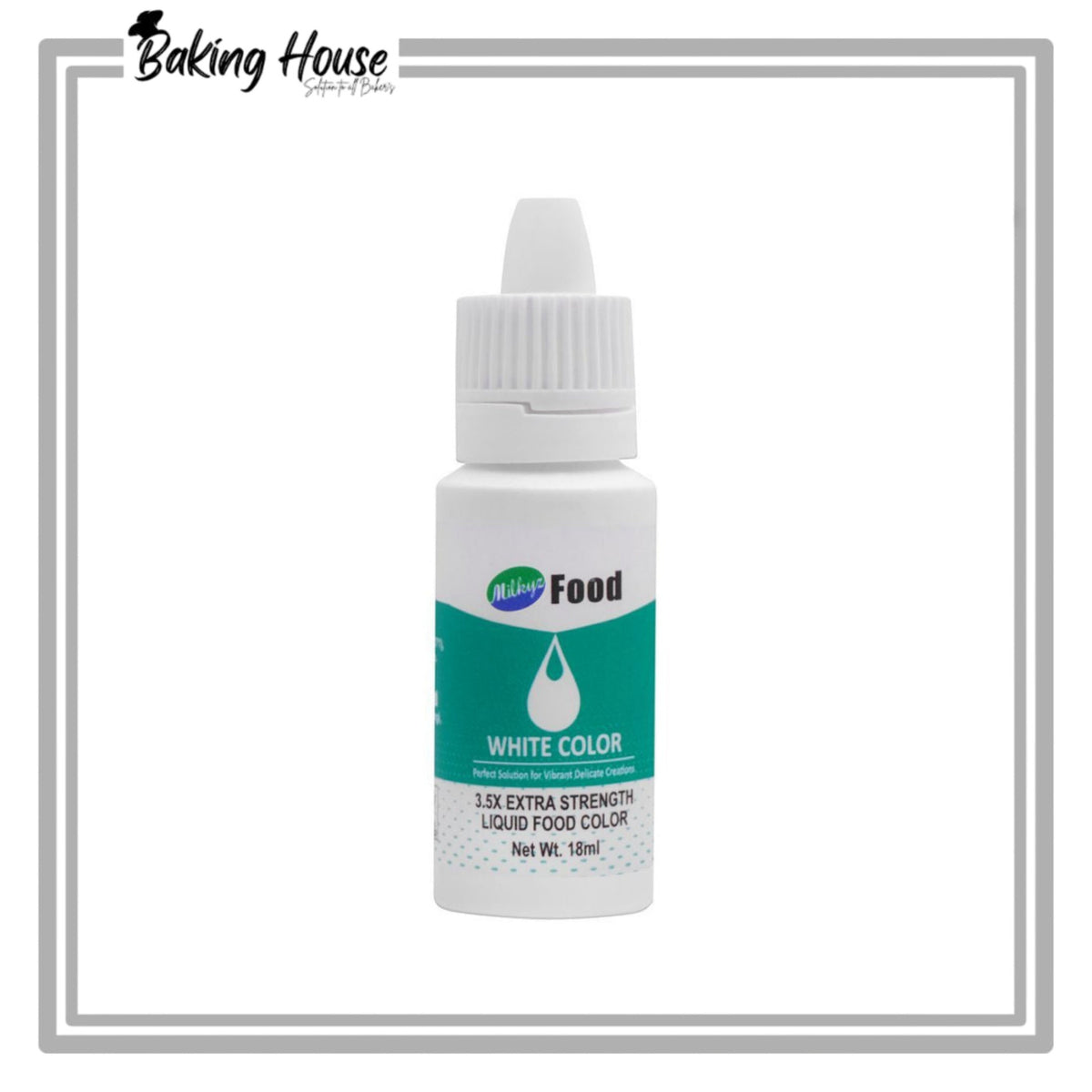 Milky Food White Food Color 18ml