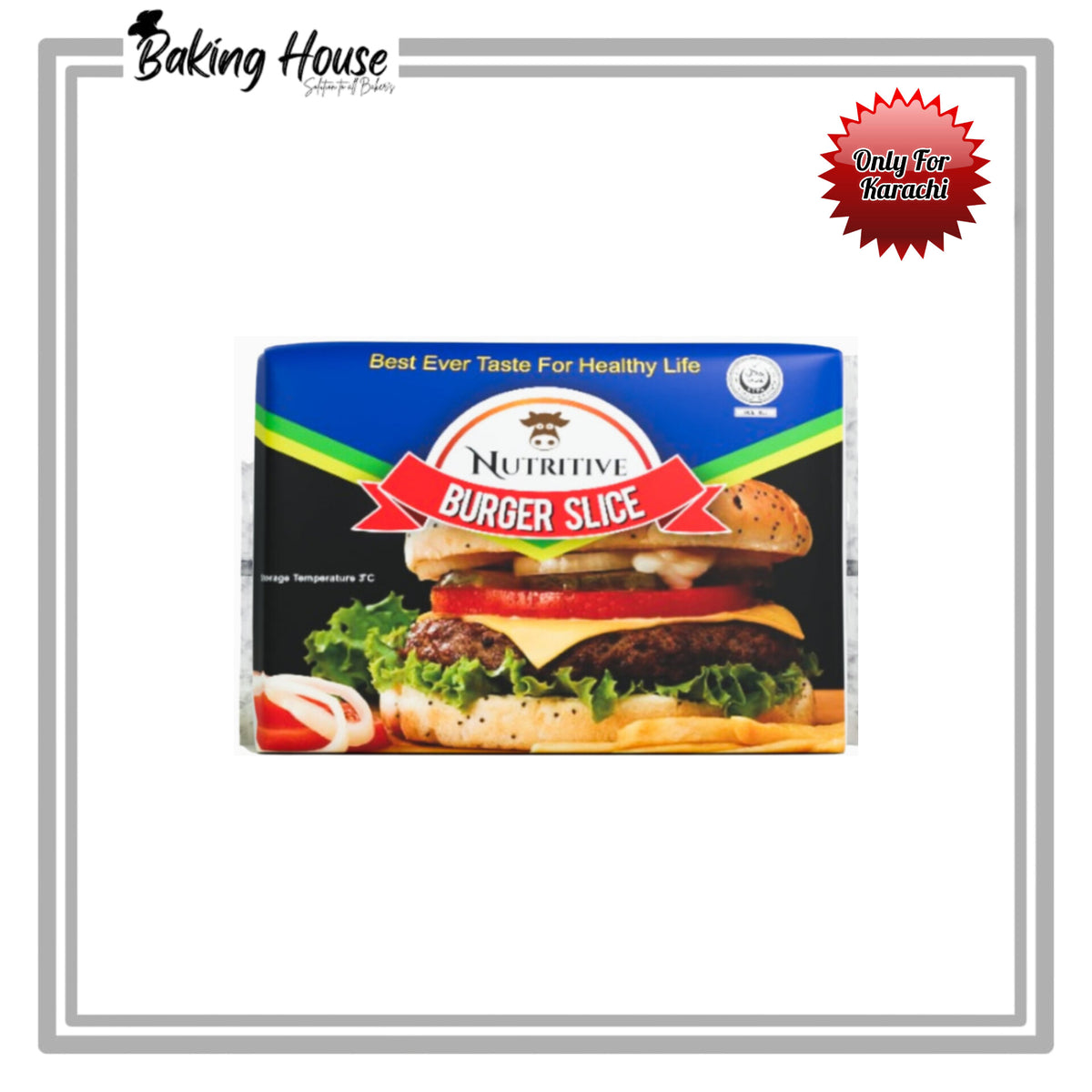 Nutritive Burger Slice Cheese 10pcs (Only For Karachi)