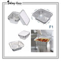 10pcs F1 Silver Foil Box For Baking (Only For Karachi)