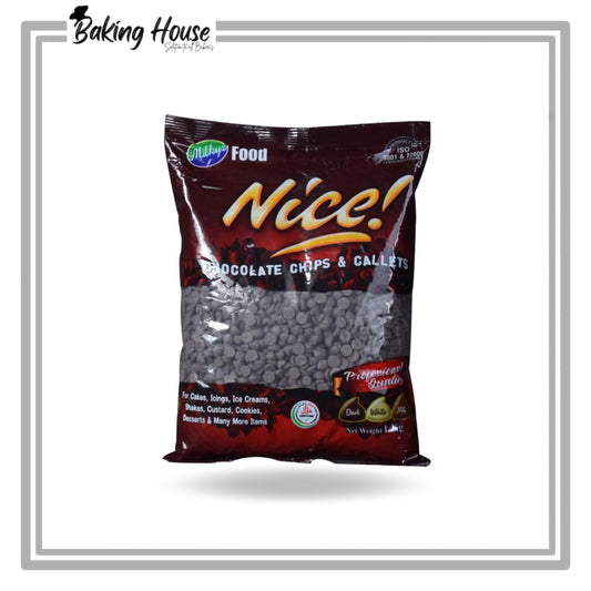 Milkyz Dark Chocolate Chips (500g Pack)