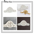 Crown Boarder Silicon Fondant Mould For Cake Decorating