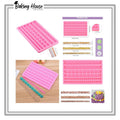 6 Cavity Chain Design Silicon Fondant Mould For Cake Decorating