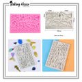 Mermaid Set Silicon Fondant Mould For Cake Decorating
