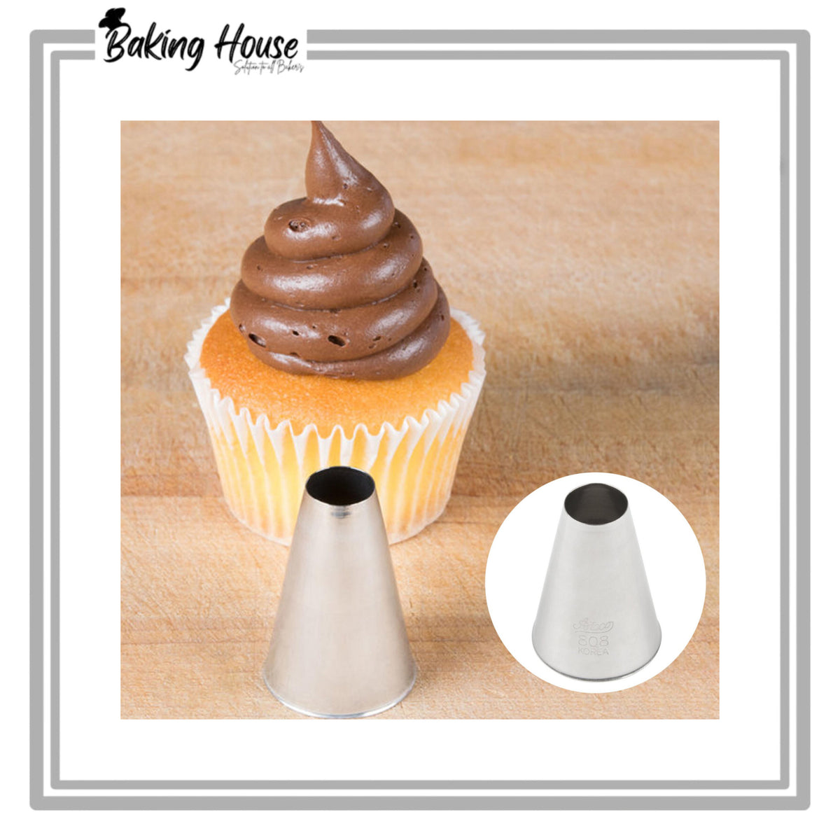 808 Stainless Steel Cake Decorating Nozzle
