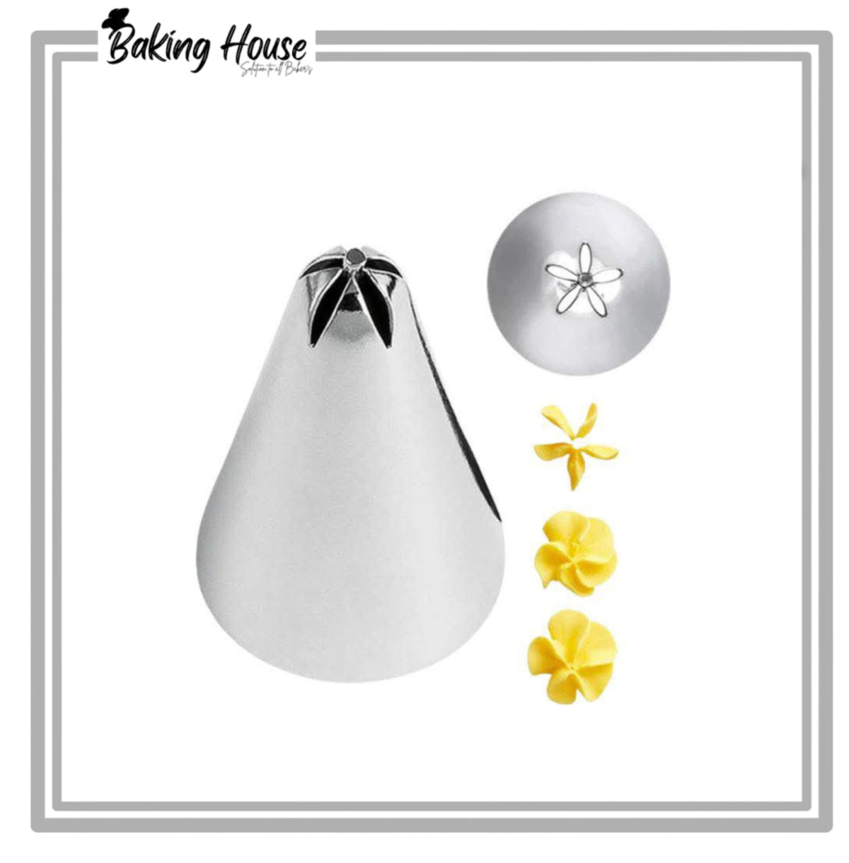 244 Stainless Steel Cake Decorating Nozzle
