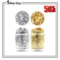 (Pack Of 2) 24k Golden/Silver Foil Falks For Cake Decorating