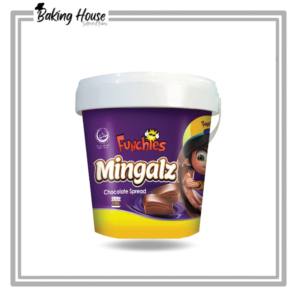 Funchies Mingalz Hazelnut Chocolate Spread (1.25kg Bucket)