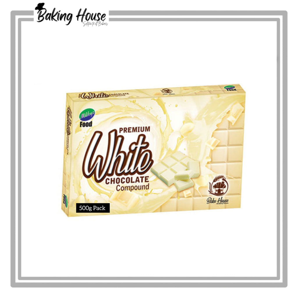 Milkyz Food White Compound Chocolate 500g (Box Packing)