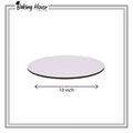 10 inch Round White Cake Base