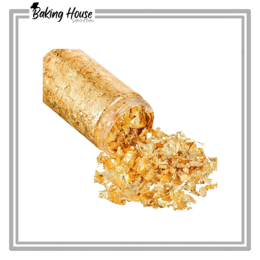 24k Golden Foil Leaf For Cake Decorationg