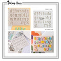 Small Alphabet Silicon Fondant & Candy Mould