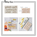 Best Wishes Silicon Fondant & Candy Mould