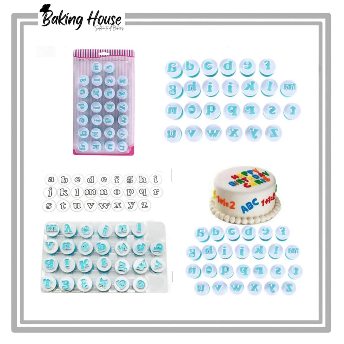 A-Z Small Alphabet Planjer & Cookie Cutter
