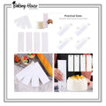 4pcs Long Plastic Scrapper For Cake Decorationg