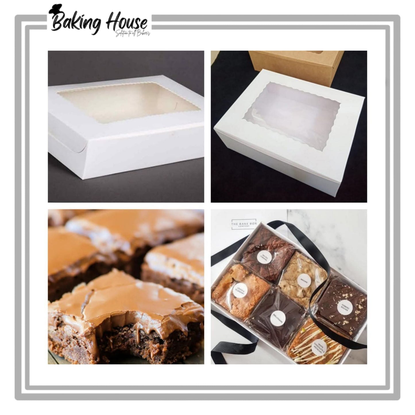 6 Browine White Window Box