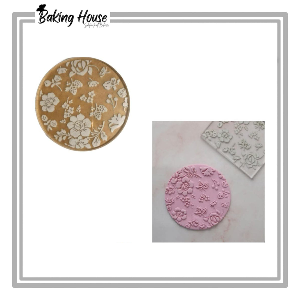 Full Flowers Embosser For Cake Decorationg
