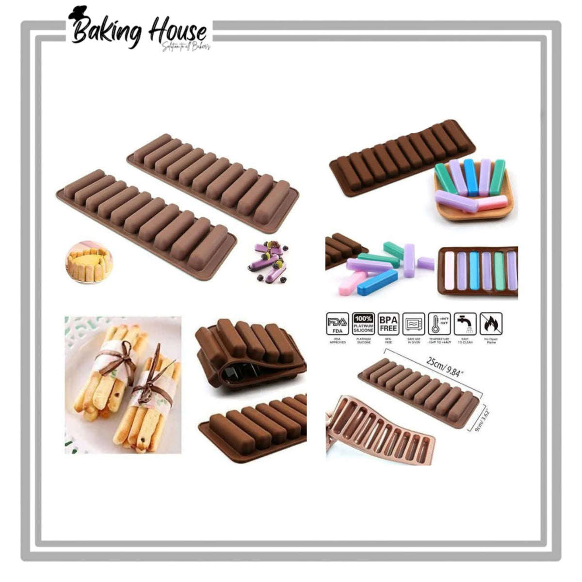 Finger Sticks Chocolate Mould