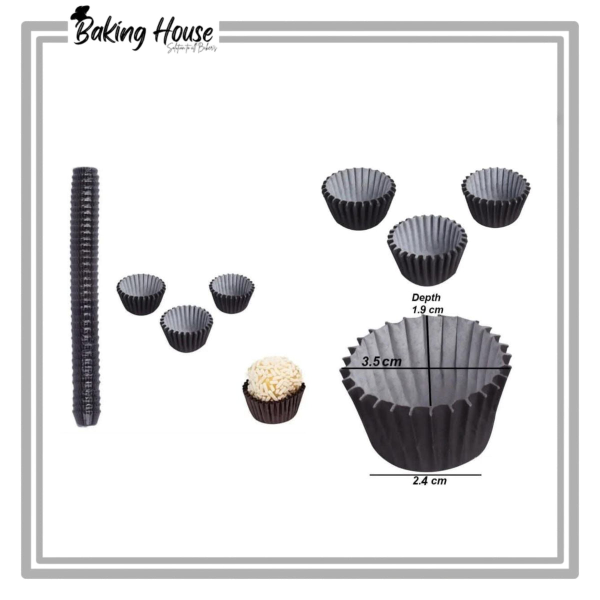 1000pcs 1 Bites Capcake Liner