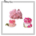 12 Mini Light Pink Fomice Flower For Cake Decorationg