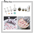 4pcs Blossom Flowers Planjer And Cookie Cutter