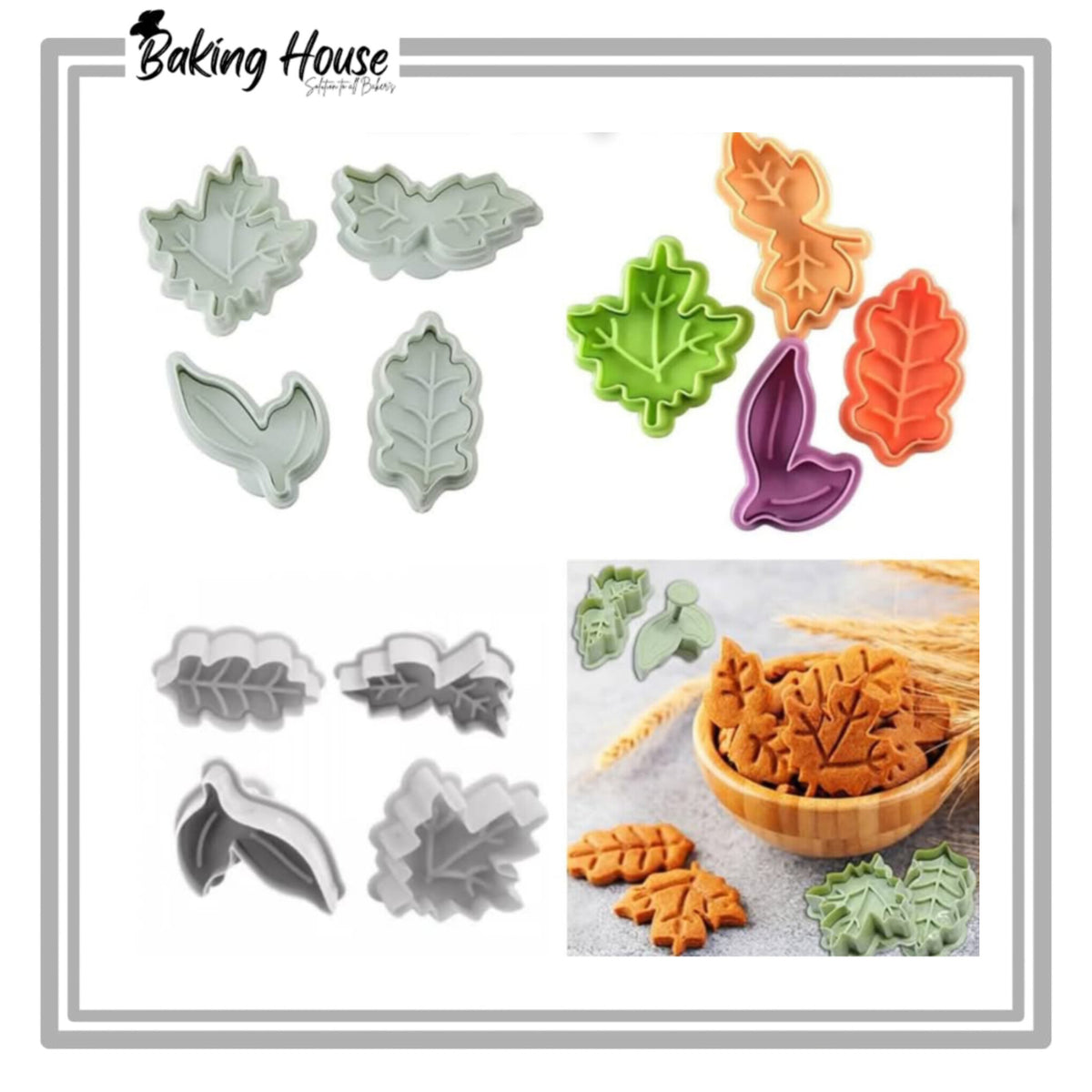 4pcs Vegetable Planjer For Cookie Cutter