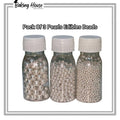 Pack Of 3 Silver Edible Beads For Cake Decorationg