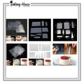 9pcs Flexible Icing Comb For Cake Decorating
