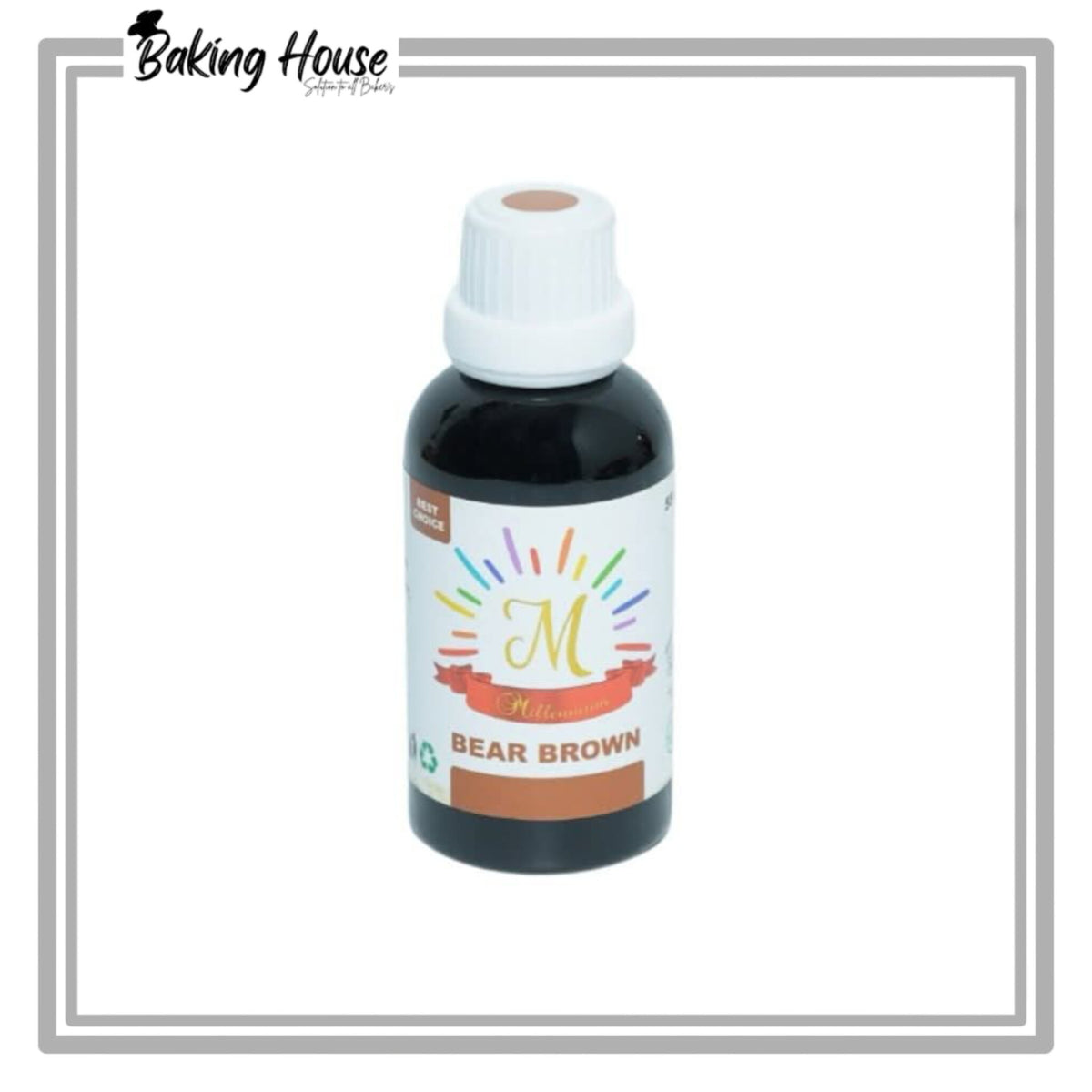Millennium Bear Brown liquid Food Color 55ml