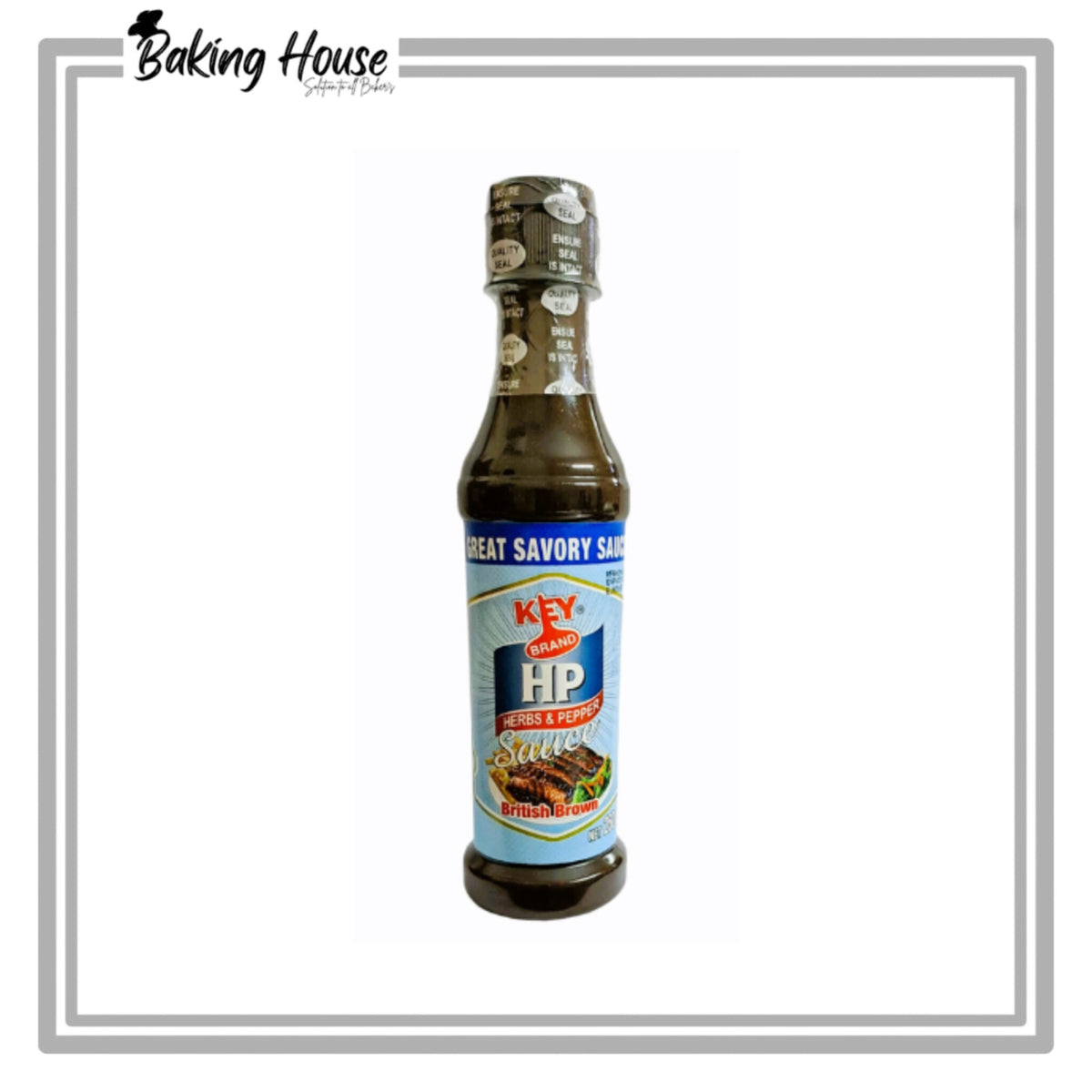 KEY Hp & BRBQ Sauce British Brown 250ml