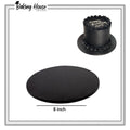8 Inch Black Round Cake Base