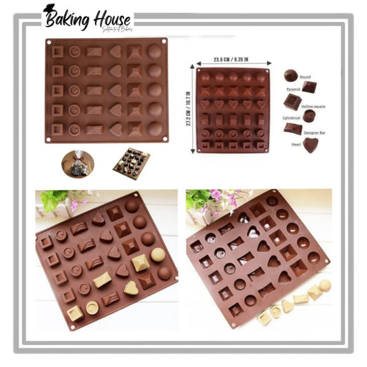 30cavity Silicon Chocolate & Candy Mould