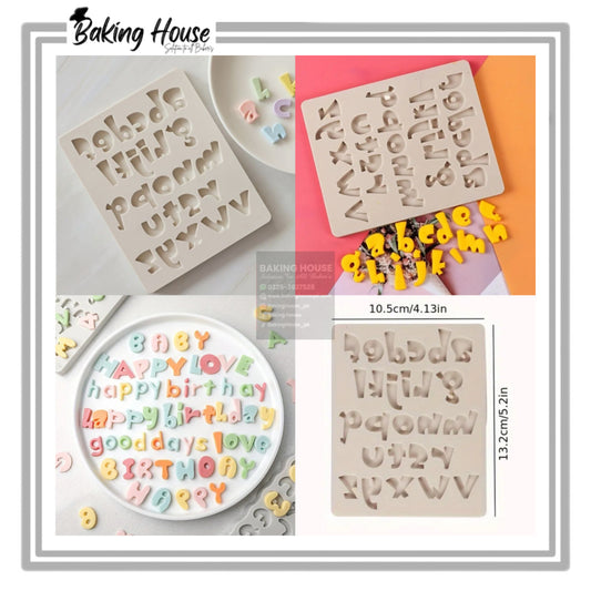 Lower Case Dj Silicon Fondant Mould For Cake Decorating
