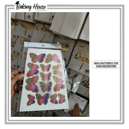 Multi Card Butterfly For Cake Decorating