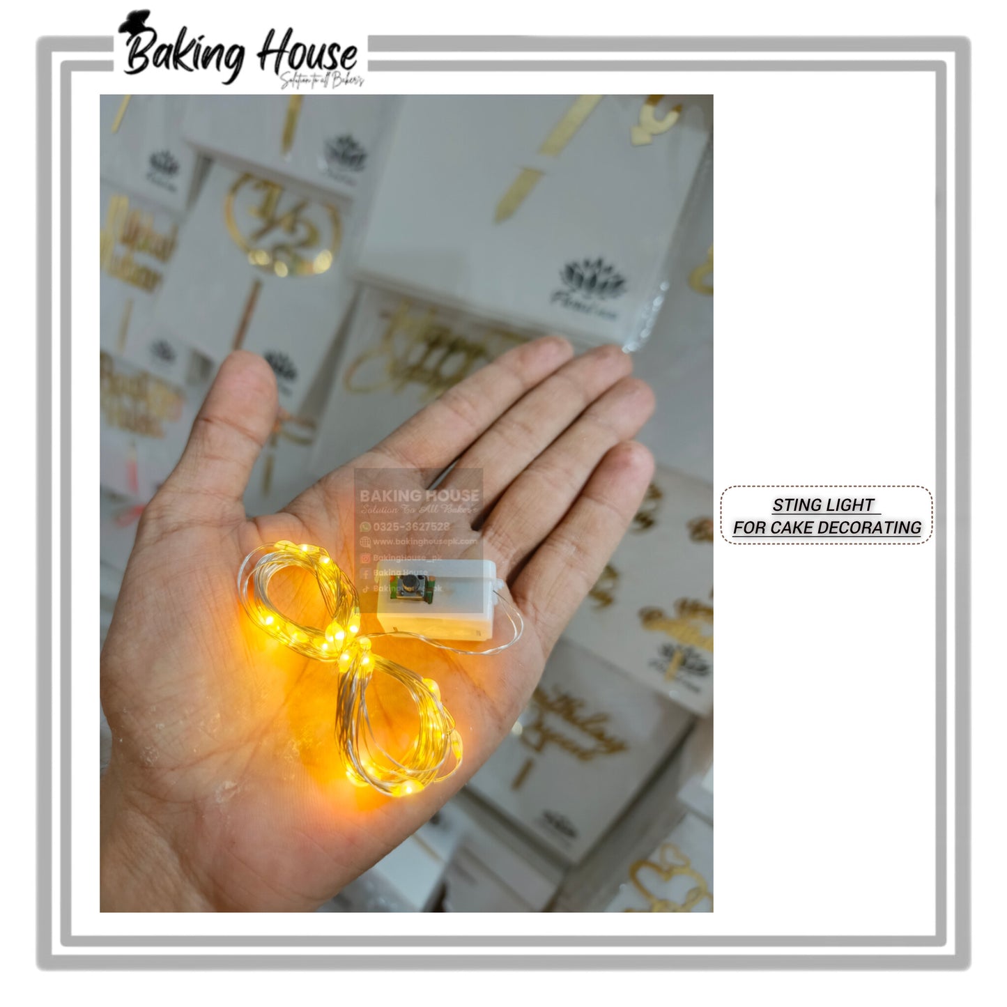 Mini Fairy Lights For Cake Decorations