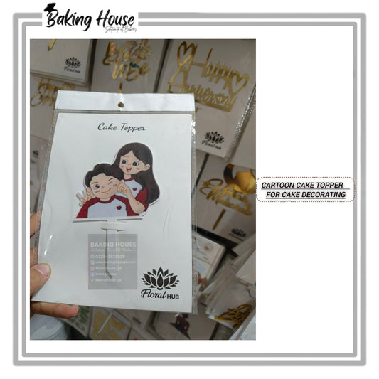 Cake Cartoon Topper For Cake Decorating (D-1)